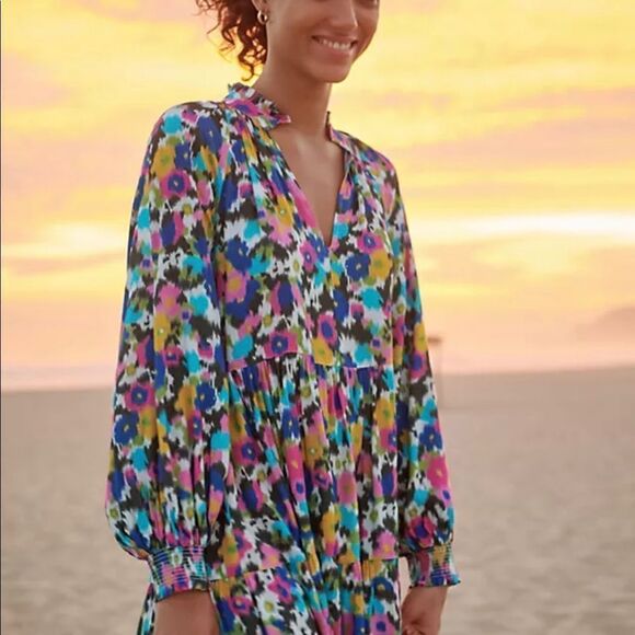 NWT Anthropologie Katy’s Ruffled mini dress size XS - Picture 12 of 13